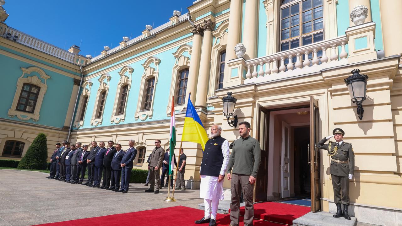 PM Modi with Ukrainian President Zelensky  