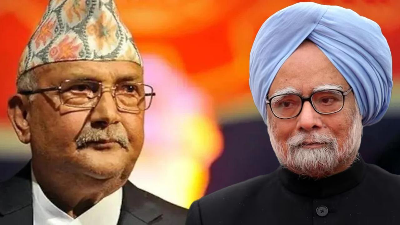 PM Oli paid tribute to Manmohan Singh