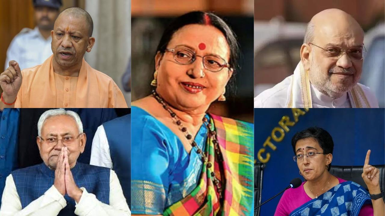 Political leaders pay tribute to Sharda Sinha