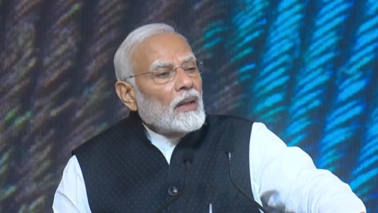 Prime Minister Narendra Modi at Kautilya Economic Enclave