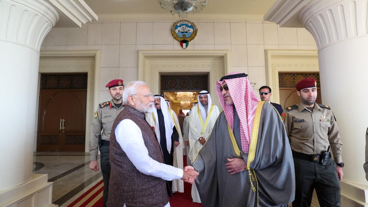 Prime Minister narendra modi attended the inaugural ceremony of Arabian Gulf Cup in Kuwait