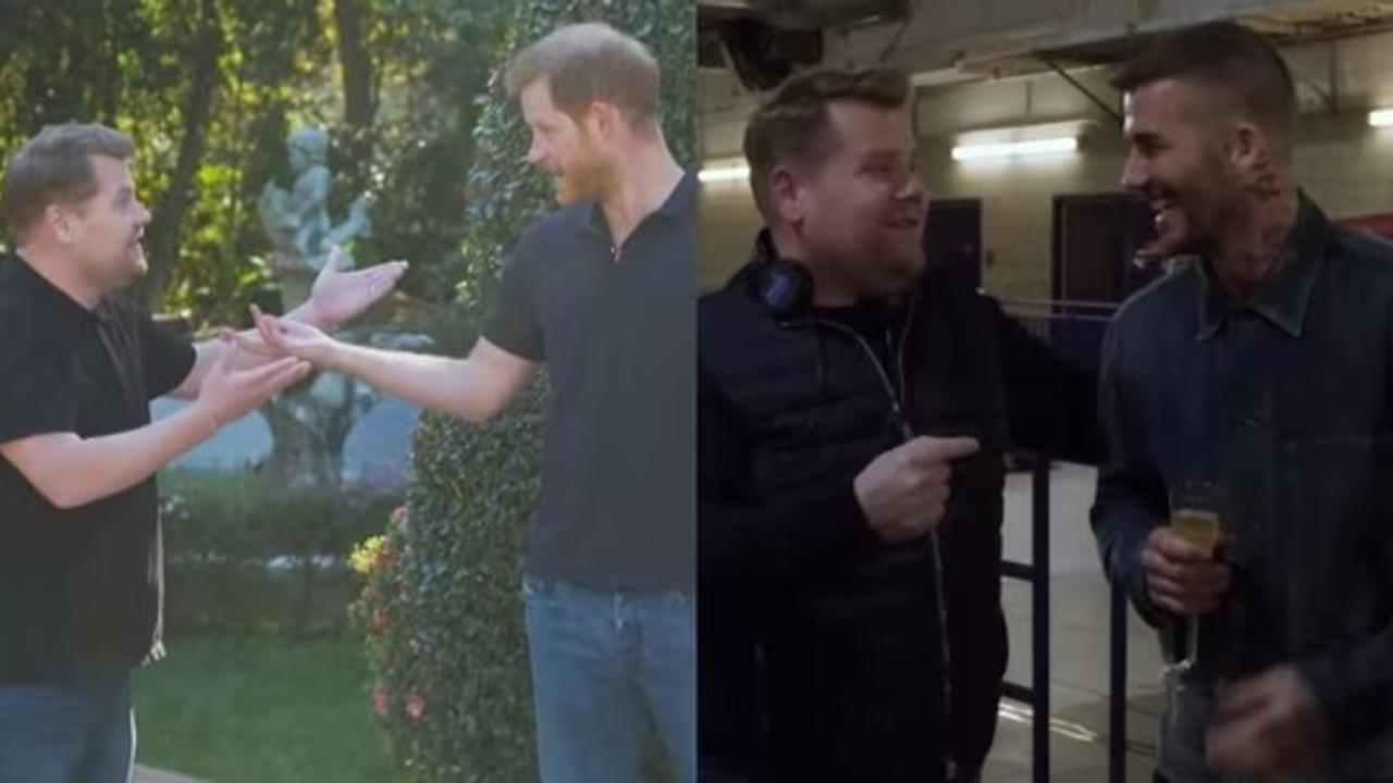 Prince Harry’s Secret Feud With Corden And How Beckham Stepped In To Defuse The Drama