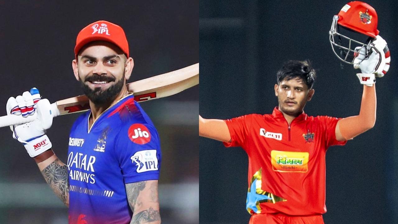 priyansh arya wants to play for rcb because of virat kohli