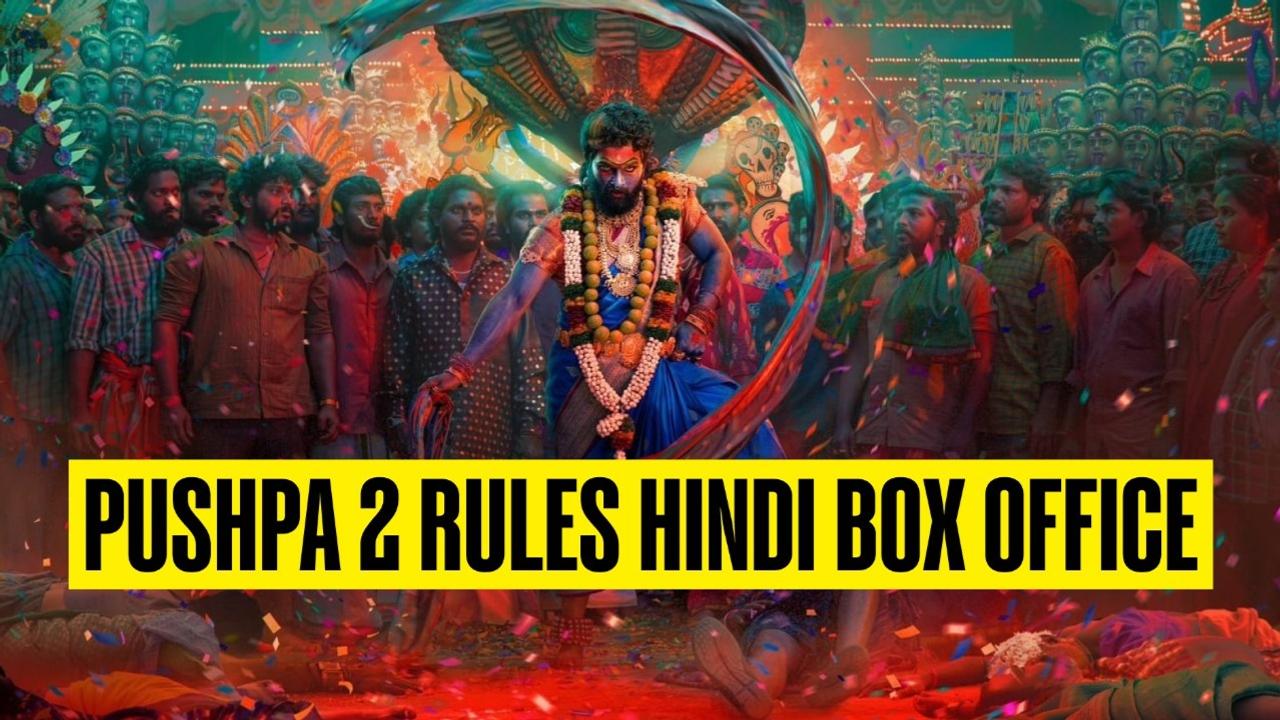 Pushpa 2's Hindi version has created a history at Hindi box office by beating Jawan.