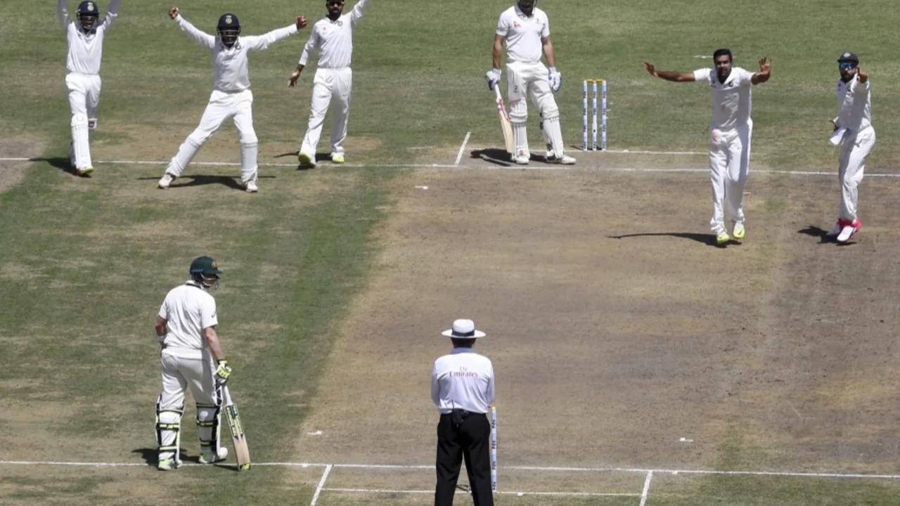 R. Ashwin appeals for a wicket during IND vs AUS Border-Gavaskar Trophy Series