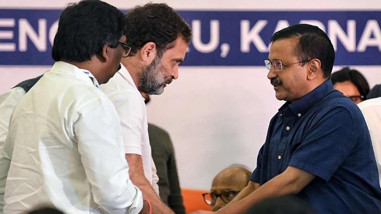 Rahul Gandhi and Arvind Kejriwal 