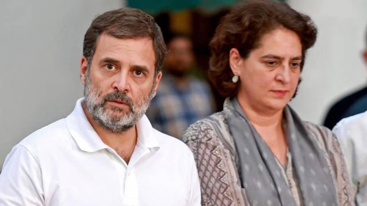 Rahul Gandhi and Priyanka Gandhi