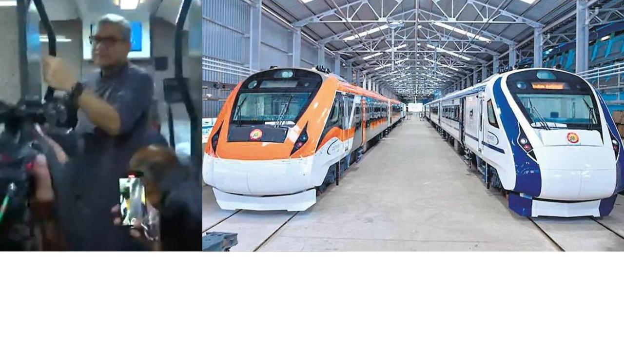 Railway Minister Ashwini Vaishnaw recently unveiled the prototype of the Vande Bharat sleeper coach at BEML's facility in Bengaluru, on Sunday. 