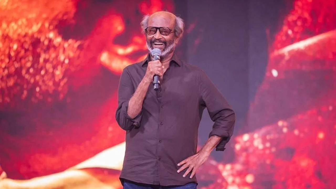 Rajinikanth attends Vettaiyan trailer launch event