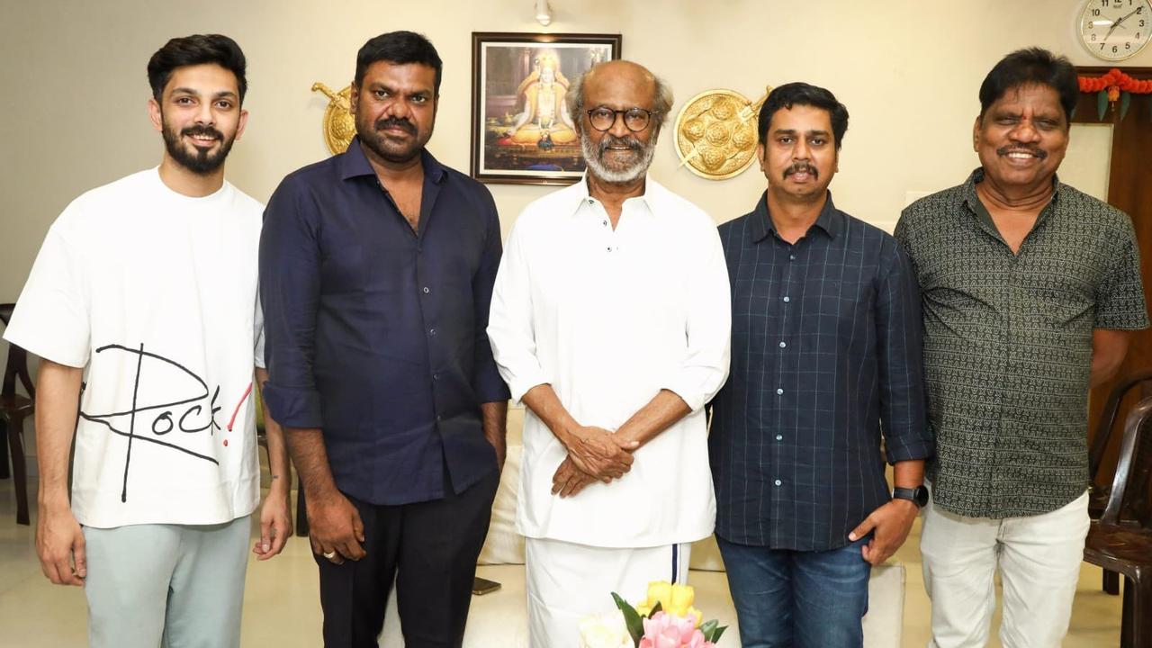 Rajinikanth with Vettaiyan team.