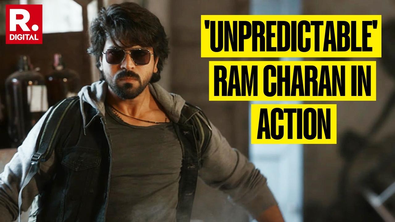 Ram Charan is a still from Game Changer teaser 