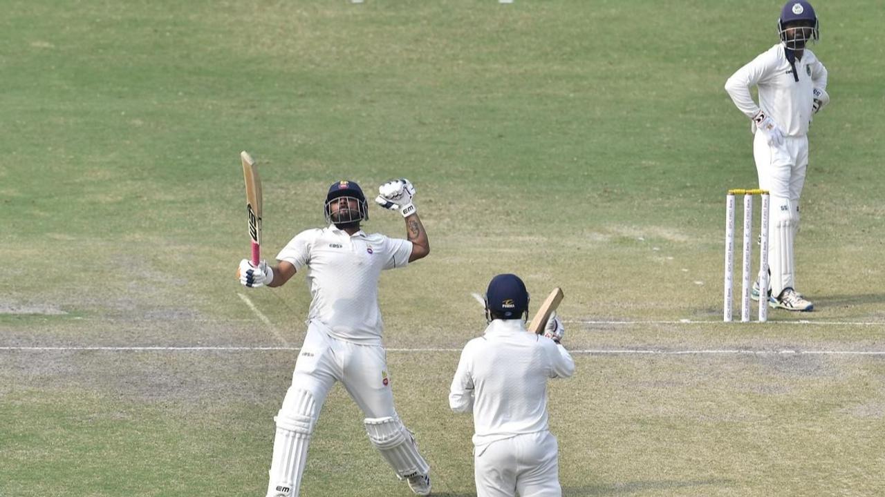 ranji trophy delhi on way to victory against assam with sumit century