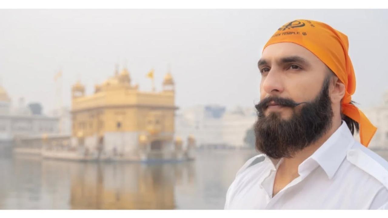 Ranveer Singh at Golden Temple