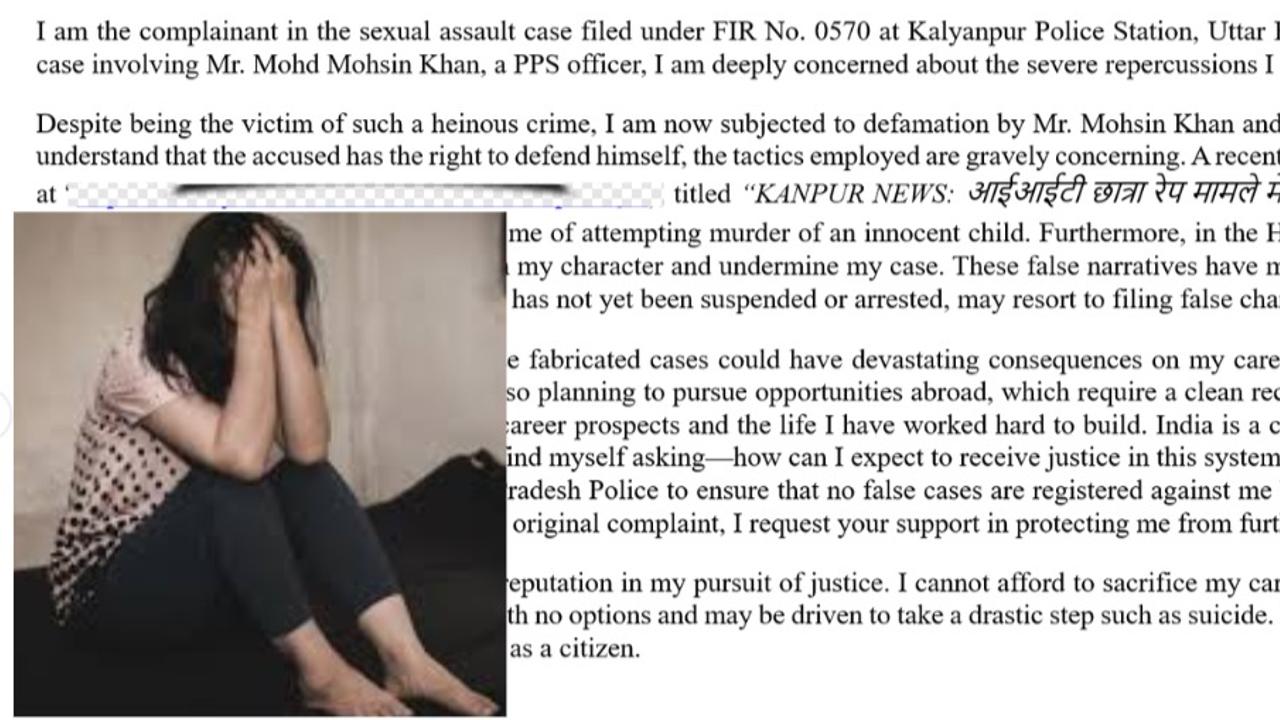 Rape victim wrote a post