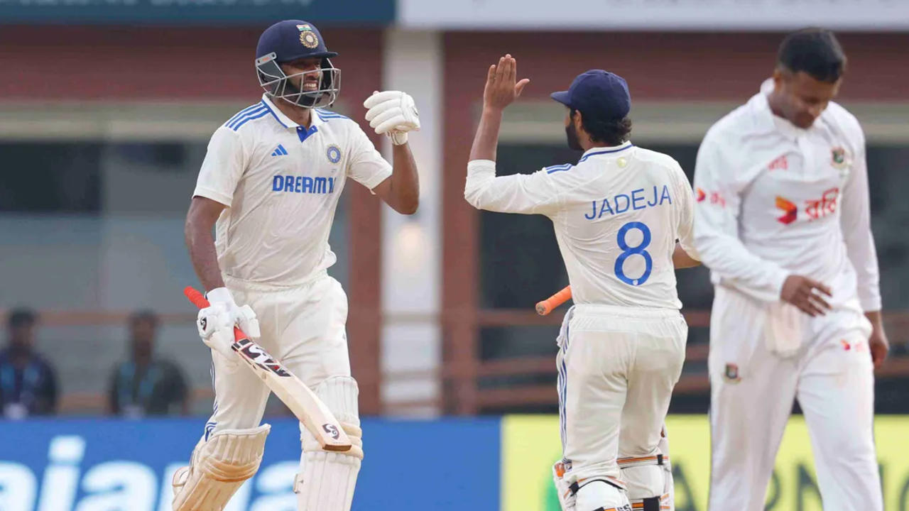 Ravichandran Ashwin and Ravindra Jadeja