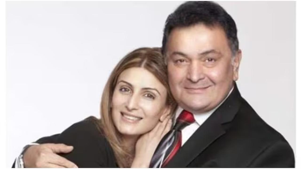 Riddhima Kapoor with Rishi Kapoor