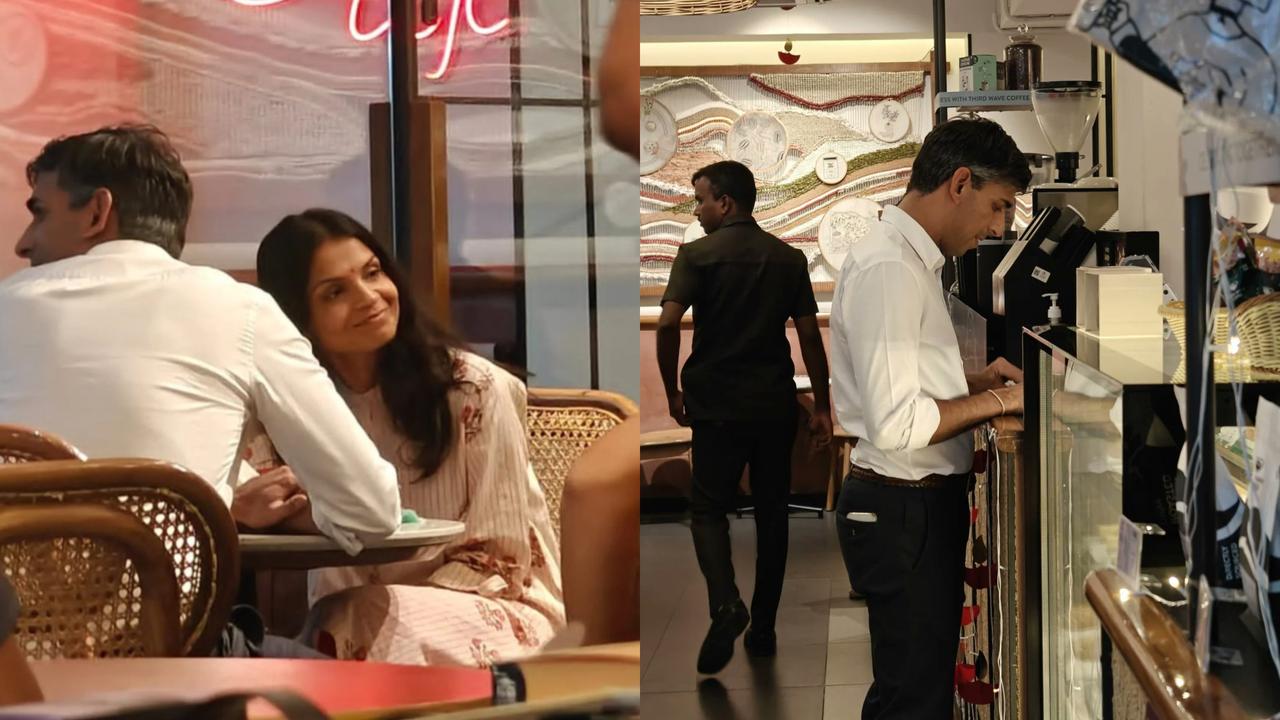 Rishi Sunak, Akshita Murthy Spotted at Third Wave Coffee in Bengaluru, See Pics