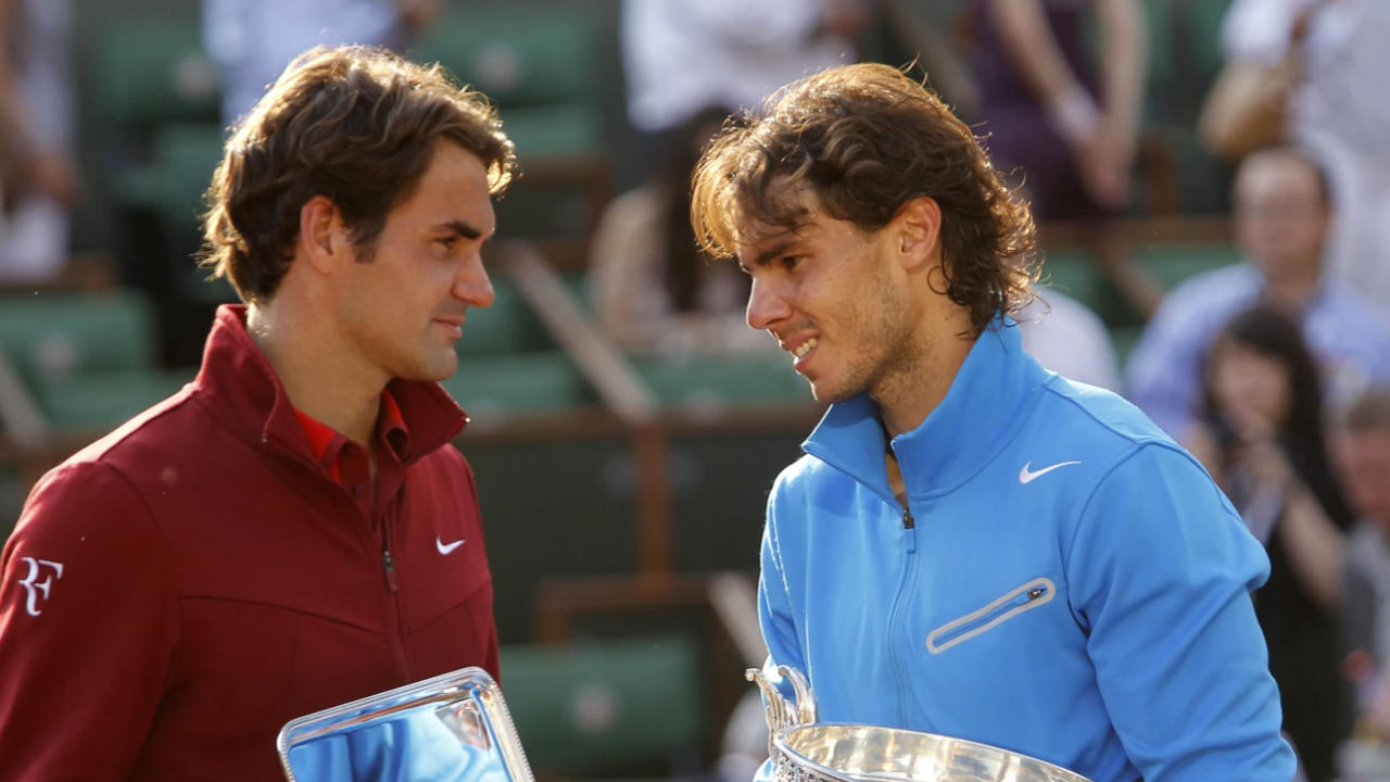 Roger Federer and Rafael Nadal