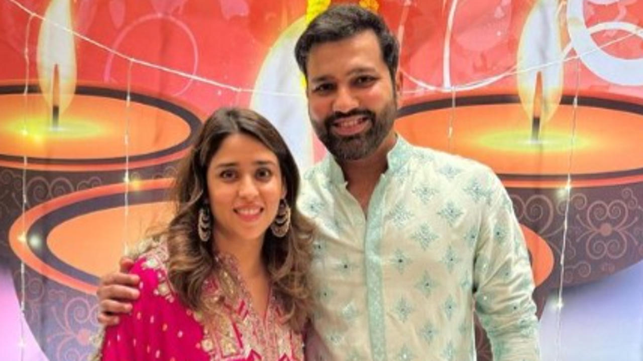 Rohit Sharma and Ritika Sajdeh