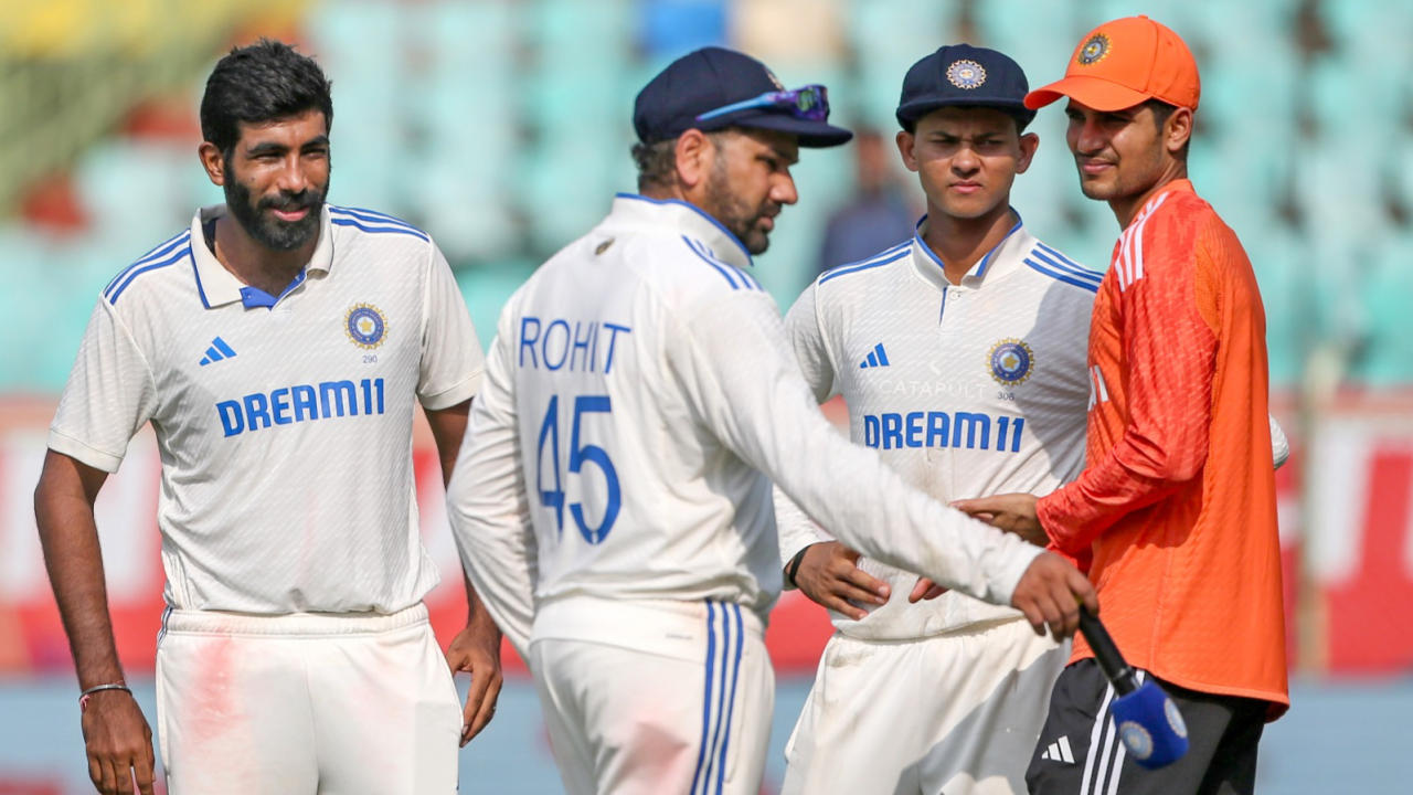 Rohit Sharma, Shubman Gill, Yashasvi Jaiswal and Jasprit Bumrah