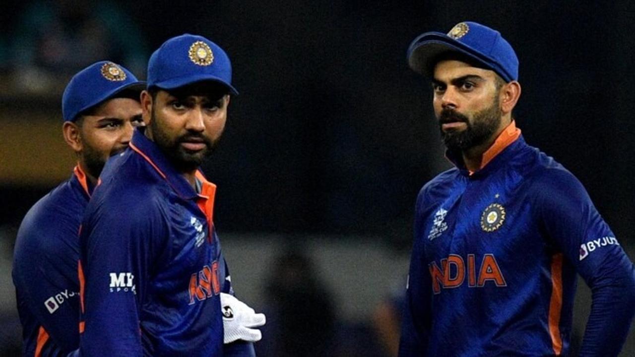 Rohit Sharma with Virat Kohli