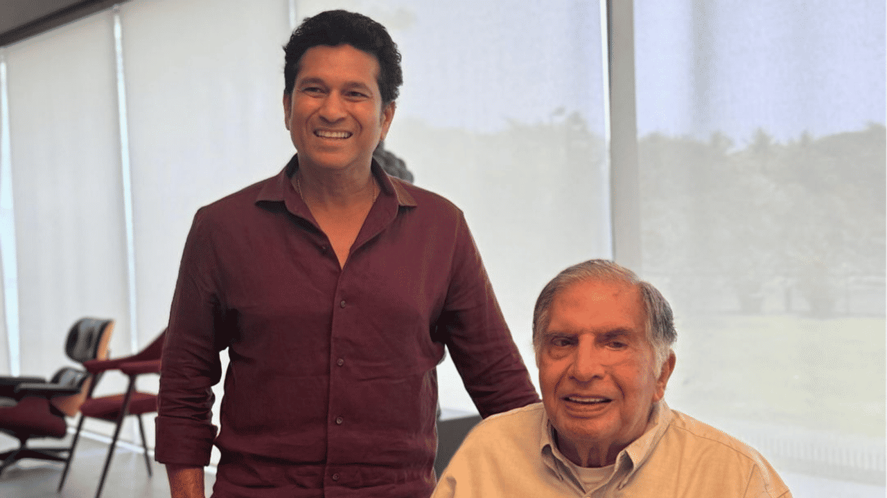 Sachin Tendulkar and Ratan Tata