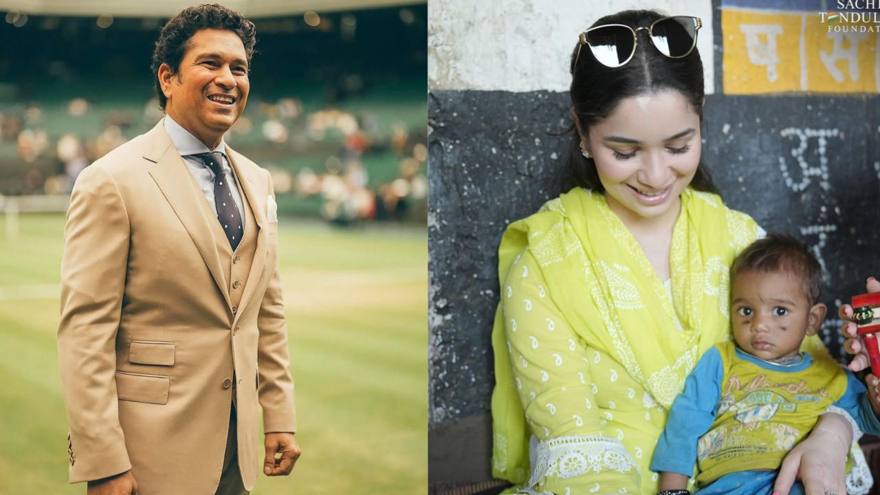 Sachin Tendulkar and Sara Tendulkar