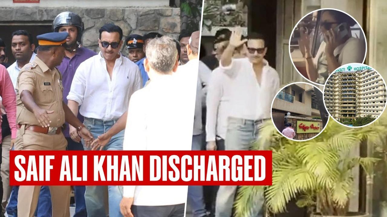 Saif Ali Khan walked home after being in the hospital for 5 days