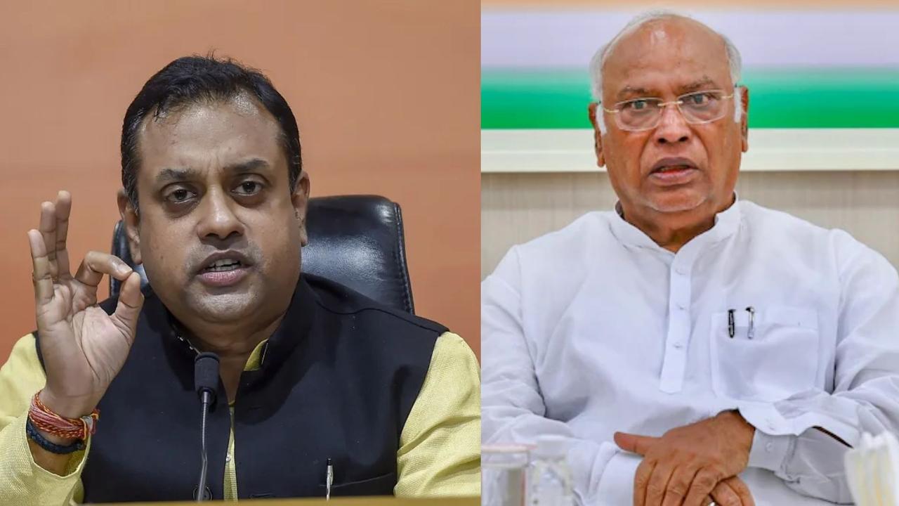 sambit patra-mallikarjun kharge