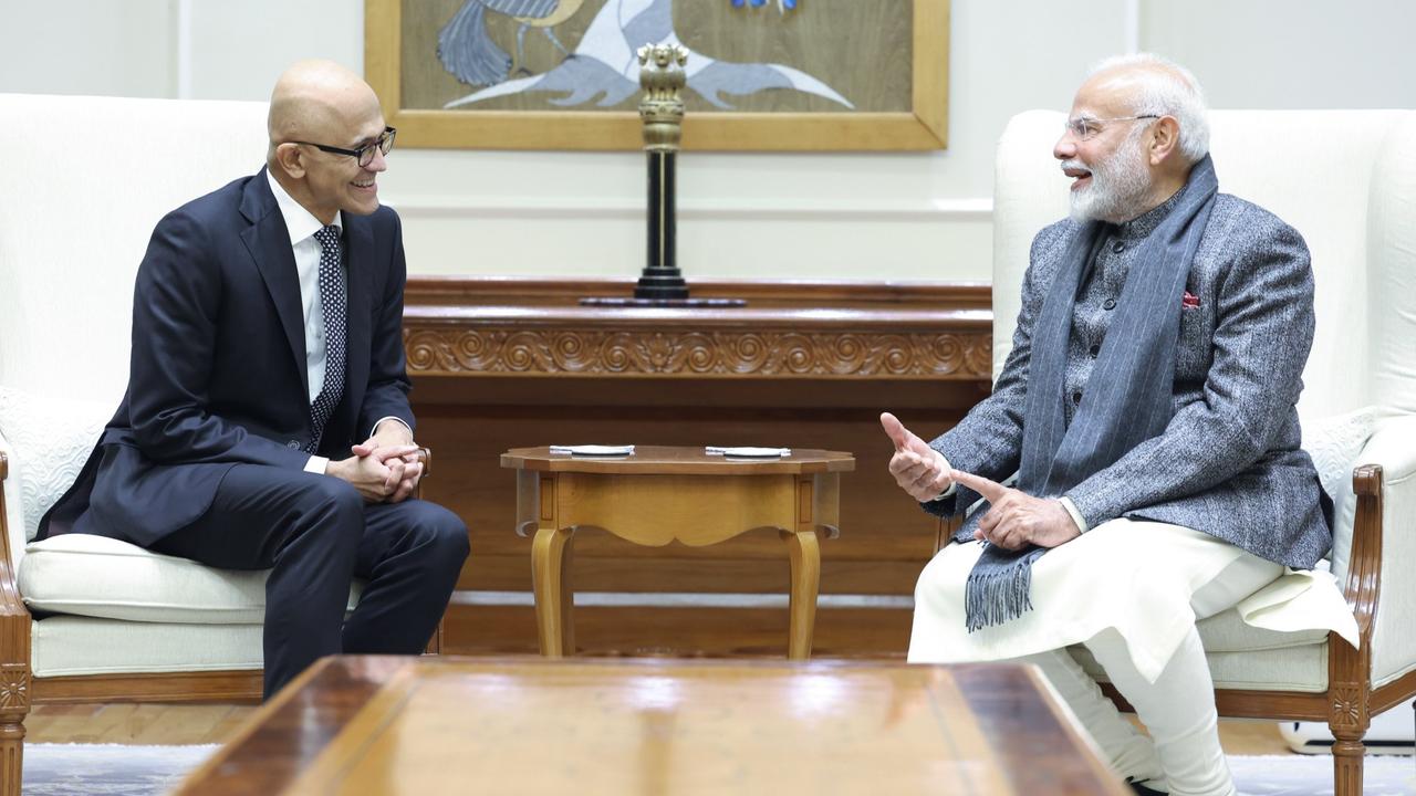 Satya Nadella Meets PM