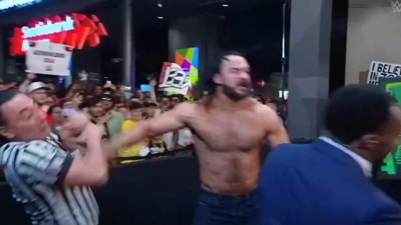 Drew McIntyre loses his cool at Money In The Bank