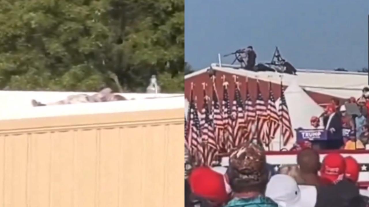 Rally Shooting: Videos Show Trump Shooter on Roof, Moment When Secret Service Snipers Killed Him