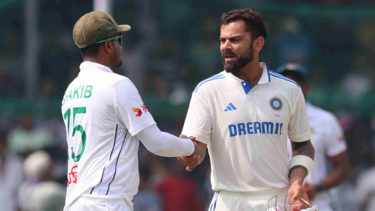 Shakib al Hasan and Virat Kohli