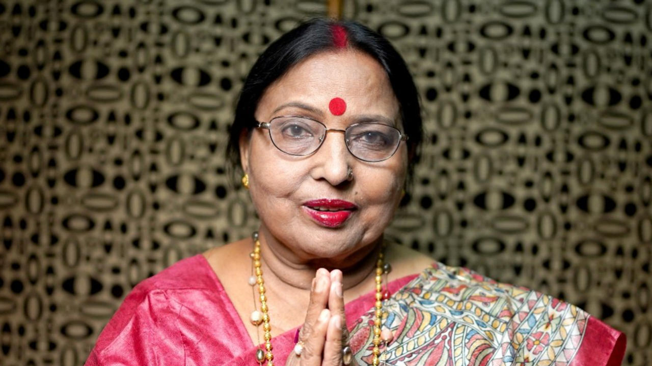 Sharda Sinha received Padma Bhushan in 2018