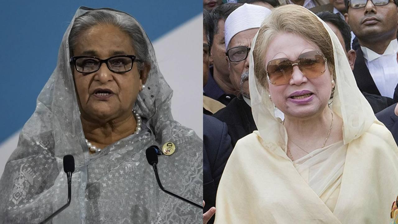 Sheikh Hasina and Khaleda Zia