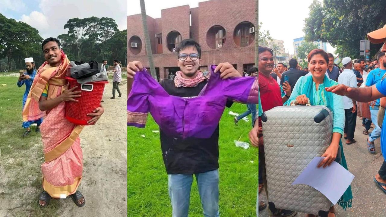 Sheikh Hasina residence looted by protestors