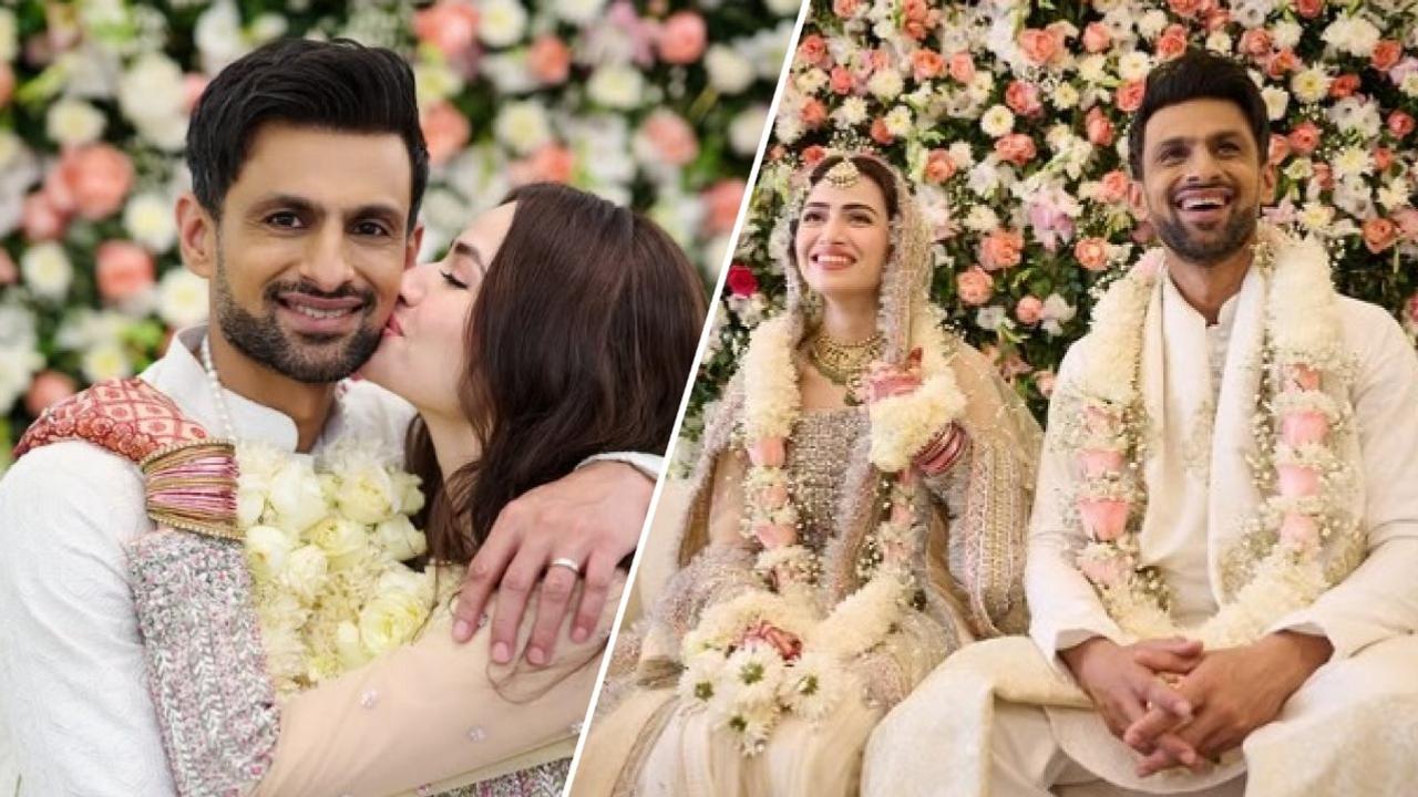 shoaib malik shares romantic photos with sana javed on anniversary