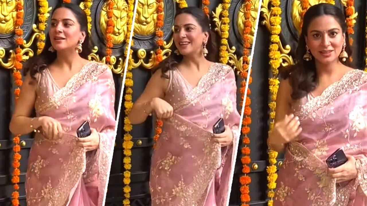 Shraddha Arya at Ektaa Kapoor's Ganeshotsav.