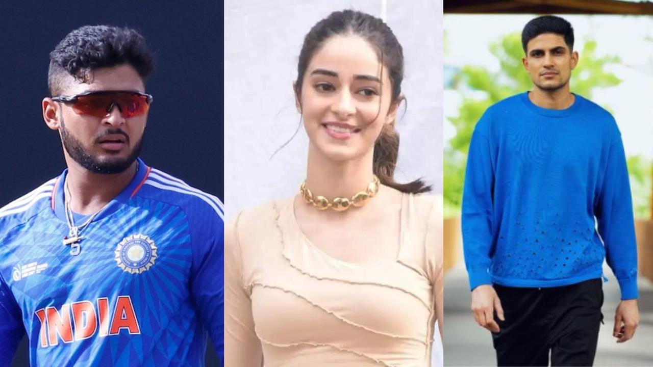 shubman gill photo with riyan parag crush ananya pandey goes viral