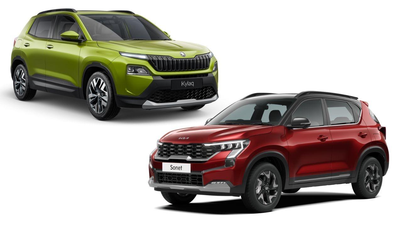 Skoda Kylaq vs Kia Sonet