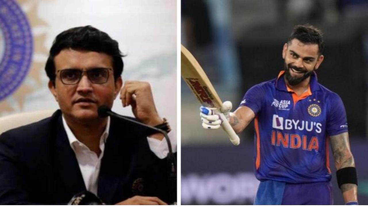 Sourav Ganguly and Virat Kohli