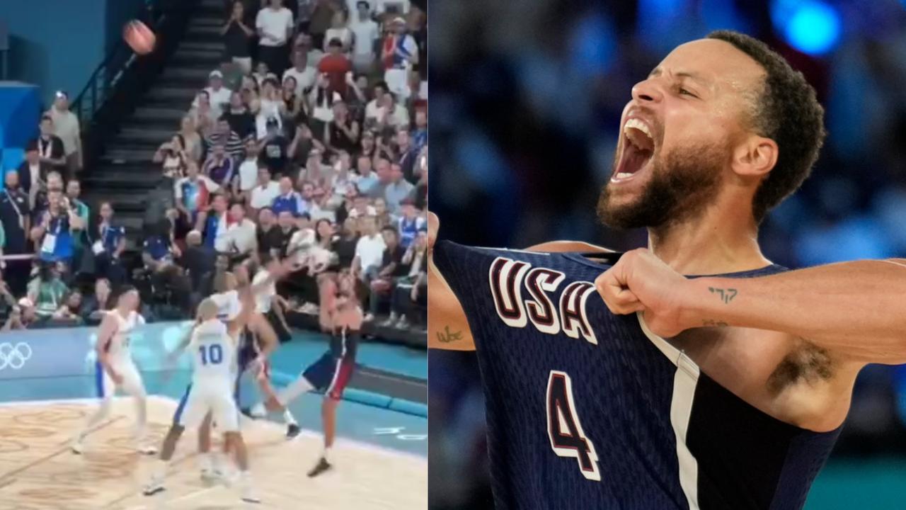 Steph Curry's insane three point barrage in Paris Olympics final