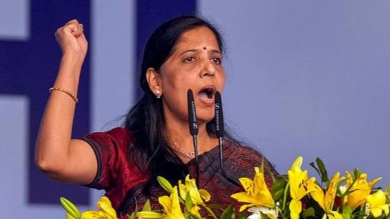 Sunita Kejriwal, wife of Delhi CM Arvind Kejriwal 