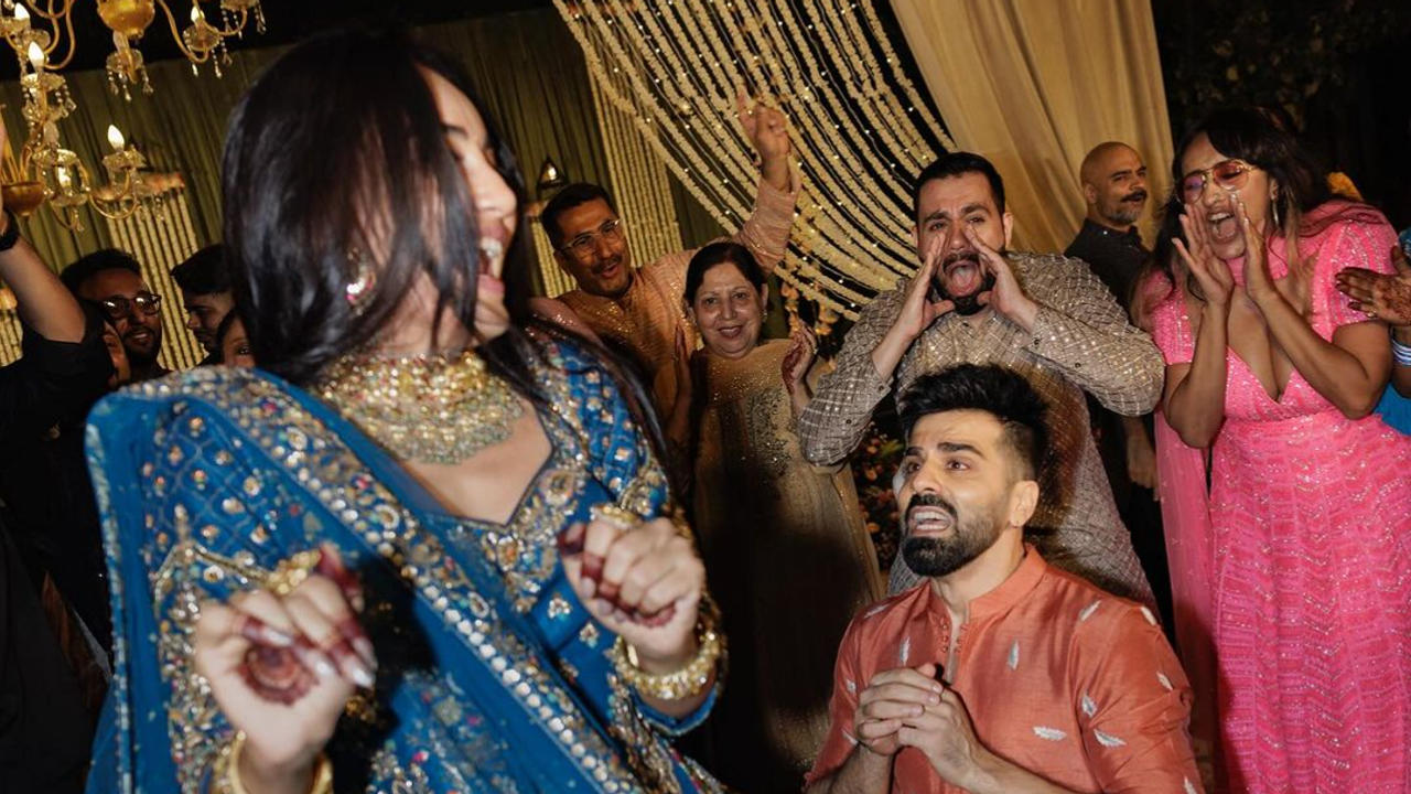 Surbhi Jyoti shares photos from sangeet night 