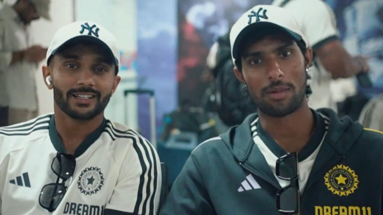 Team India Reaches Hyderabad