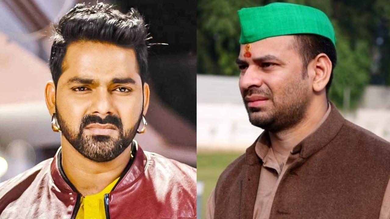 tej pratap yadav angry on pawan singh