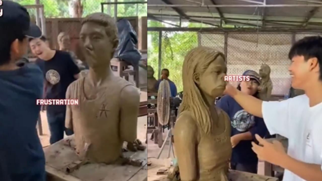 Thailand Clay Statue Viral Video