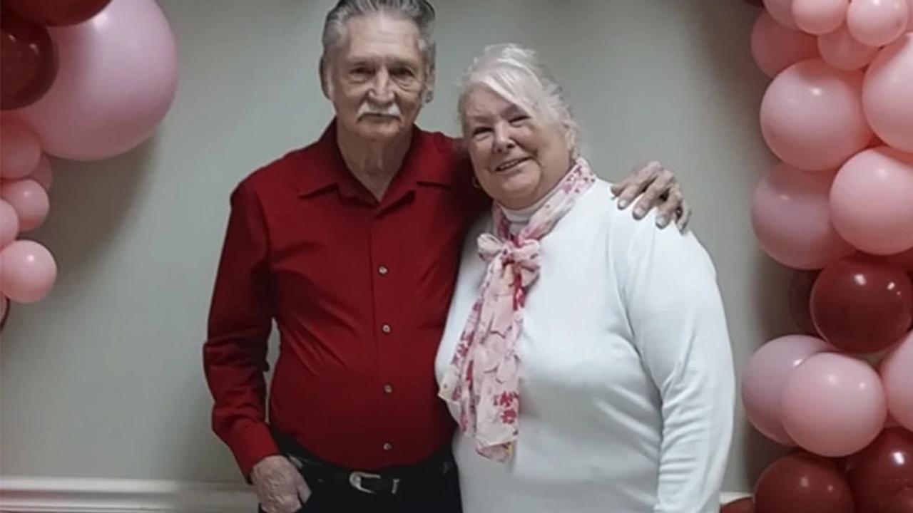 This photo provided by Laurel Lindsay shows Marcia and Jerry Savage, who were killed by a tree that fell and crushed their bedroom during Hurricane Helene. (Laurel Lindsay/Second Baptist Church of Beech Island,