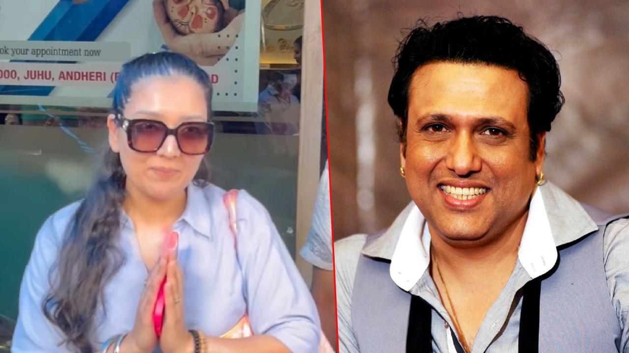 Tina Ahuja (L), Govinda (r)