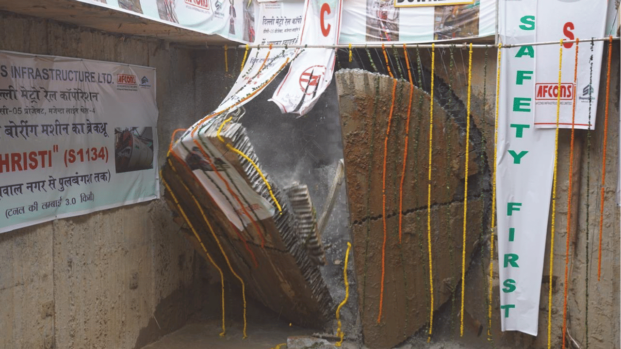 Twin Tunnel drive spanning approx. 3 kms is DMRC’s longest in Phase-IV works